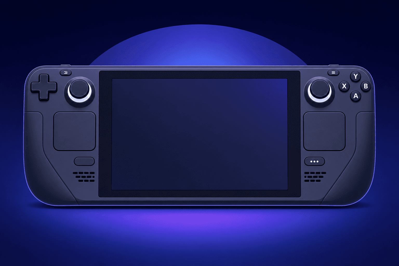 Illustration of a handheld gaming PC